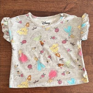 Disney princess print tee shirt